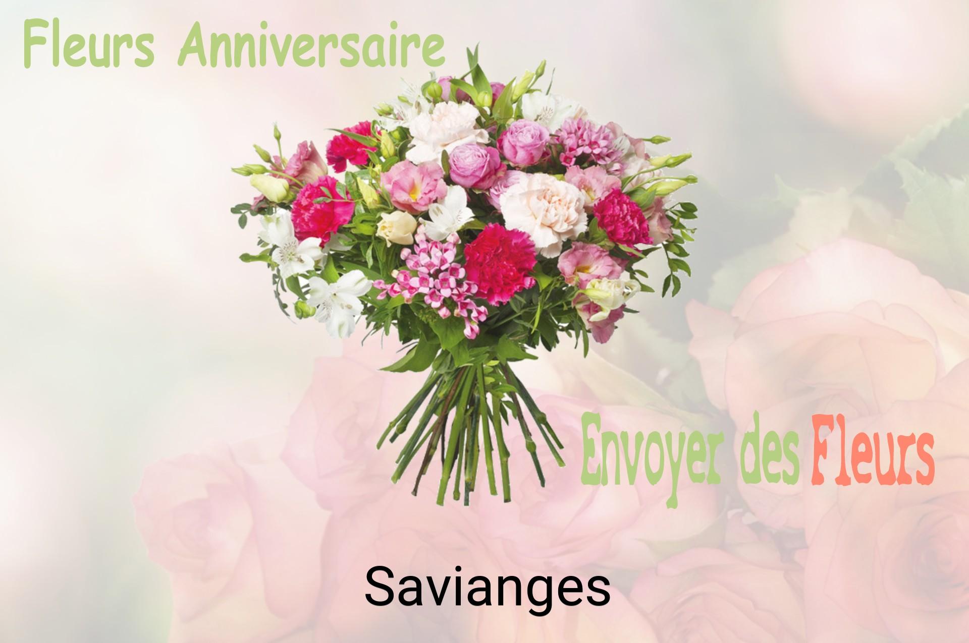Bouquet de fleurs d’anniversaire livré à Savianges
