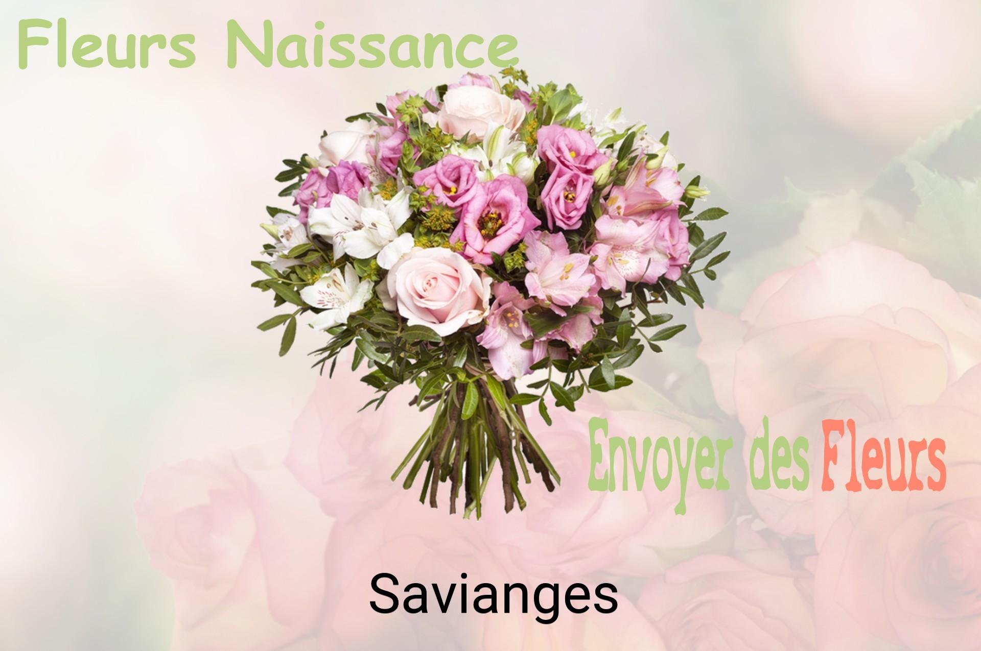 Bouquet de fleurs de naissance livré à Savianges